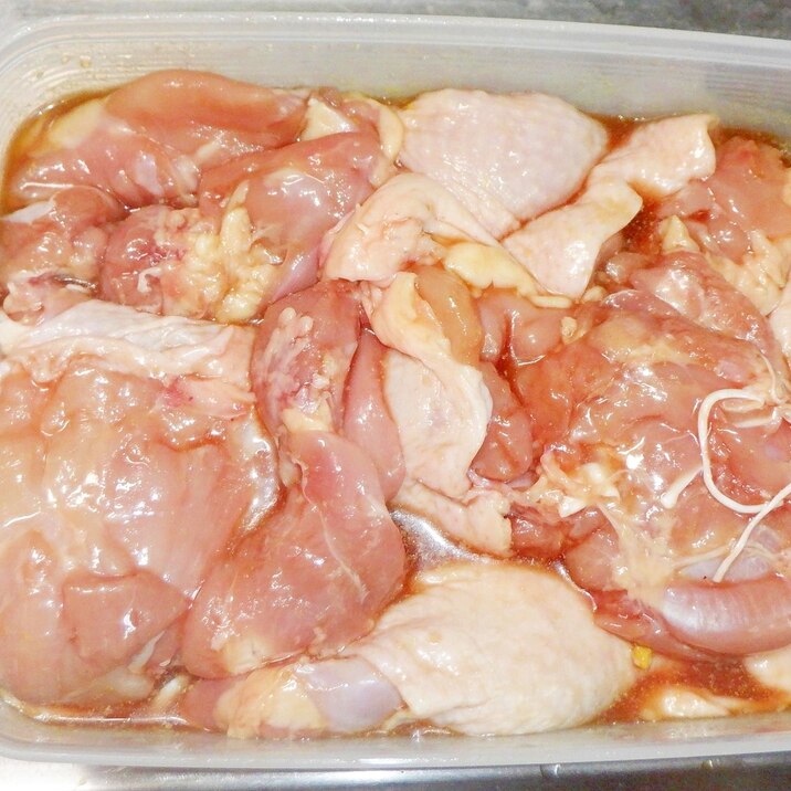 鶏もも肉の下味付け&保存法